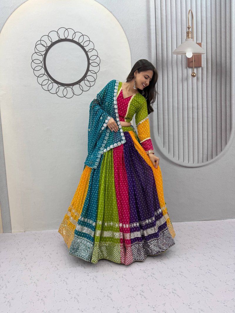 Pc 588 Georgette Navratri Special Chaniya Choli
